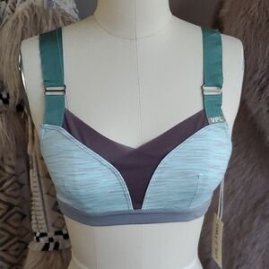 VPL Colorblock Bra - Mint and Lavender